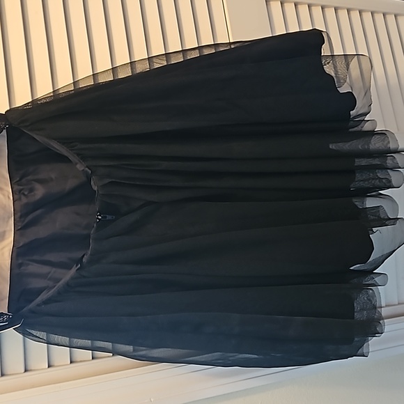 Sequin hearts dress black lace and Toole juniors size 0 - Picture 5 of 7